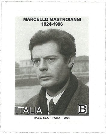 Italien - Marcello Mastroianni - Postfrisk frimærke
