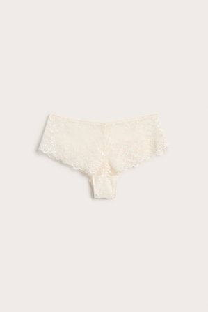 Kappahl | Cheeky trosor i spets | Offwhite