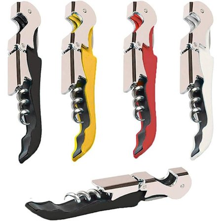 4-pack professionella servitörskorkskruvar vinöppnare set rostfritt stål