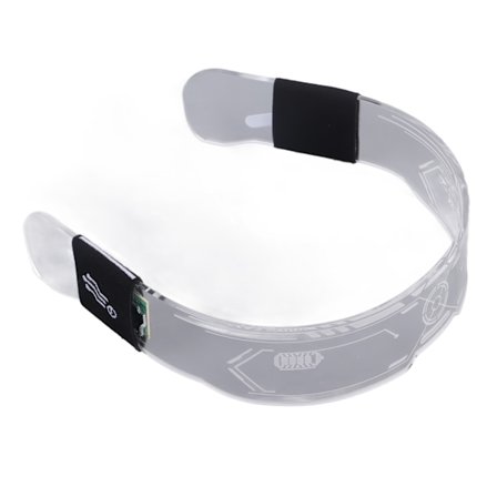 Värikkäät LED-lasit 4 vilkkuvalla tilalla 7 säädettävää väriä Party Bar Music Festival Double Control