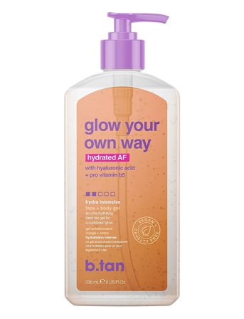 B.Tan Glow Your Own Way Clear Self Tan Gel Hydrated Af (Face & Body) - Nude - 236 ML