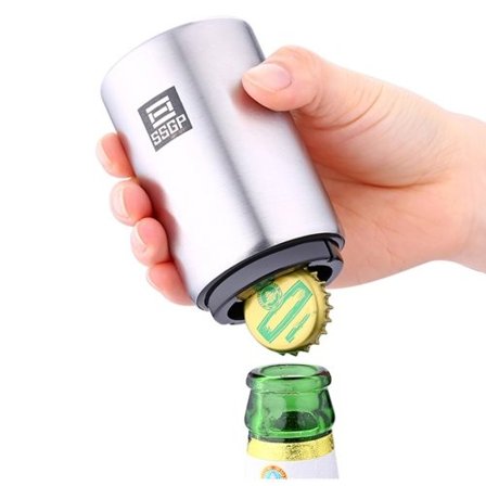 Automatisk kapselåbner/ølåbner med magnet