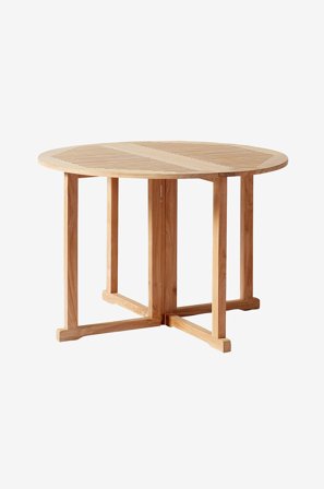 Cinas - Pöytä Butterfly pyöreä, halkaisija 110 cm - Luonnonväri - Ruokapöydät - - Homeroom