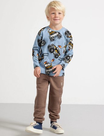 Lindex Trousers Essential Knee - Brown - 128