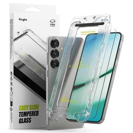 Ringke Easy Slide 2-pack härdat glas för Samsung Galaxy S25
