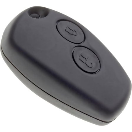 Nøglehus uden blad Kompatibel med Dacia Duster, Sandero, Sandero Stepway, Logan, Lodgy | Bilfjernbetjening Nøgle Ca