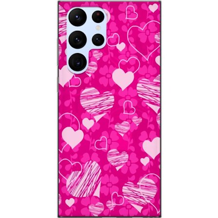Kompatibelt Mobildeksel til Samsung Samsung Galaxy S22 Ultra 5G PopHjerteMønster