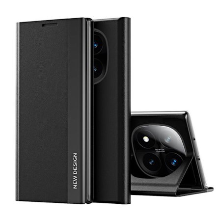 Xiaomi Redmi Note 14 Pro+ 5G - Sidoelektroplaterat Adsorptionsläderfodral