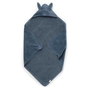 Elodie Tender Blue Bunny Hooded Towel One Size - Textile - One size - Blue