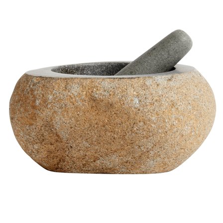 Muubs Valley morter 18 cm, grå/natur | KitchenOne