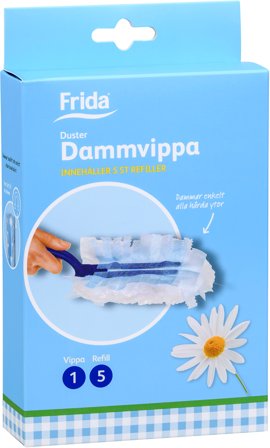 Frida Dammvippa med 5 refiller