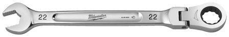 Milwaukee 4932480195 MAX BITE -räikkälenkkiavain nivelellä 22 mm, Käsityökalut