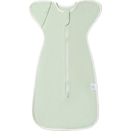 Sommer åndbar baby sovepose er egnet til 0-6 måneder (grøn/67cm)