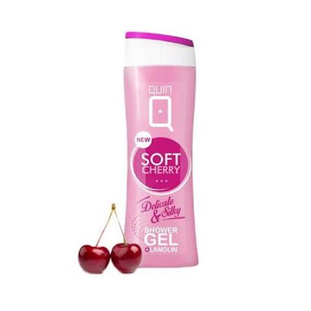 Silcare - Quin - Duschgel med lanolin - Körsbär- 250 ml