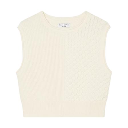 Marc O'Polo Sleeveless jumper Hvid, Dame Striktrøjer