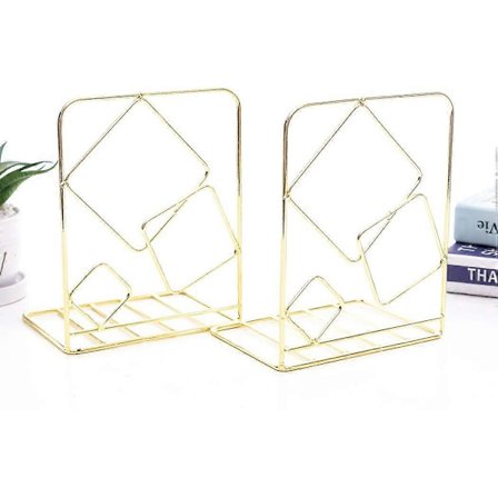 Kreative minimalistiske bokstøtter i metall, justerbar hylle, bokhylle, skrivebordsbokstøtte