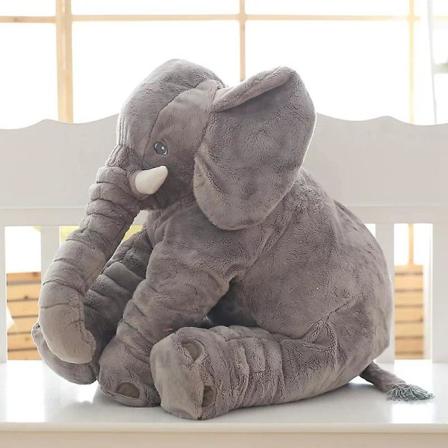 Suuri Elefanttityyny Pehmolelut Lapset Söpö Pehmeä Täytetty | Iso Teddykarhu Eläimet Uusi 60CM