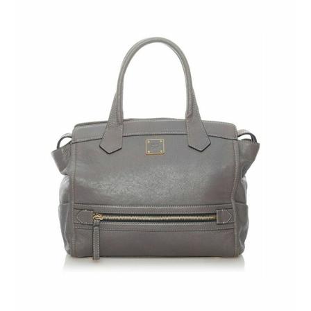 MCM Pre-owned, Handbags Grijs, Dames, Maat:ONE Size
