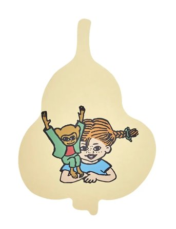 Muurla | Pippi Chop & Serve Board Fruits 21X30Cm | 21X30CM