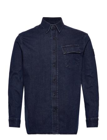 Pitch Shirt Paita Rento Casual Navy Belstaff
