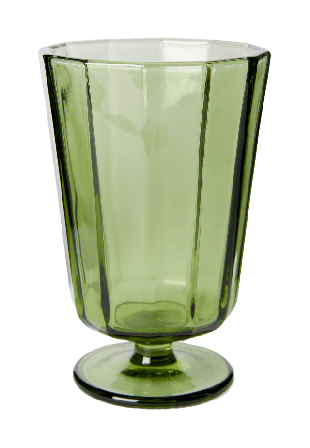 Åhléns Home Vinglas FASETT Dukning & servering Grön ONESIZE