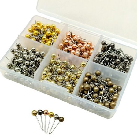 Pään merkintänastat Pyöreät nastat Pearl Head Pins