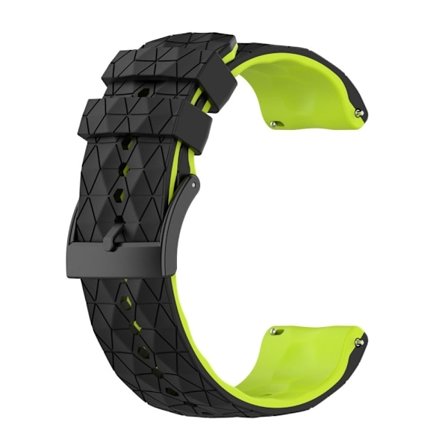 24 mm klockarmband i silikon för Suunto - Grön