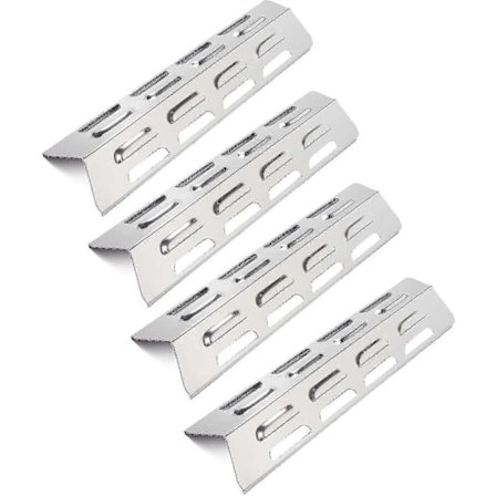 Udendørs BBQ BBQ 4 stk Gasgrill Rustfri Stål Varmeplade