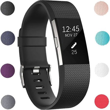 Ersättningsarmband Kompatibla med Fitbit Charge 2 Armband och Charge 2 Hr