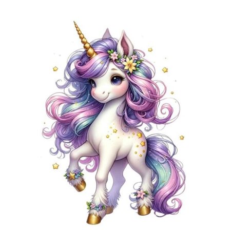 Poster med Enhörning 50x70 cm