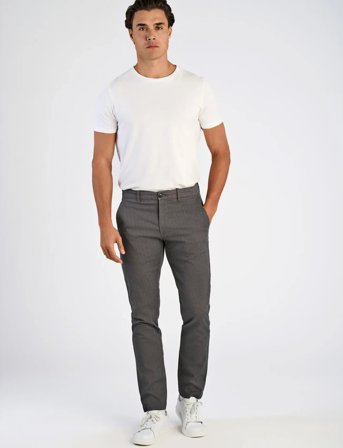 Lindbergh Aop Superflex Chino Pants - Grey - 32 x 32