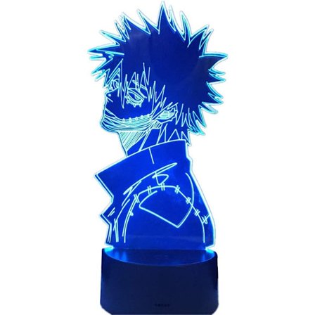 My Hero Academia Dabi 3D Barnnattlampa Touch 7 Färg Chan