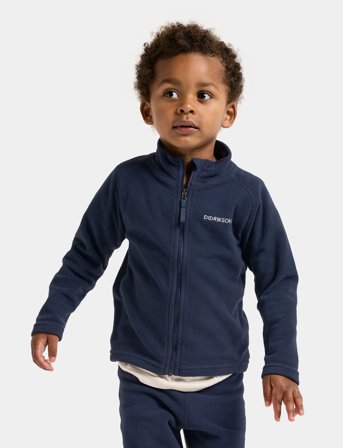 Didriksons Monte Kids' Full-Zip - Navy - 122