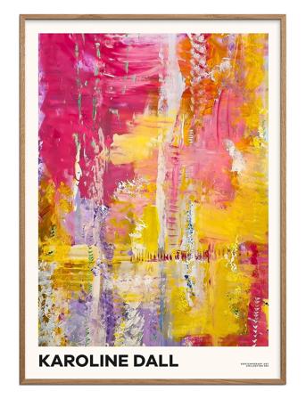 Karoline Dall - Contemporary Art Collection — 01 Poster & Frame Patterned