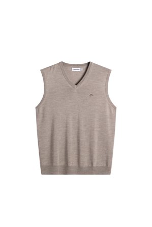 Liam Knitted Vest / Brindle Melange