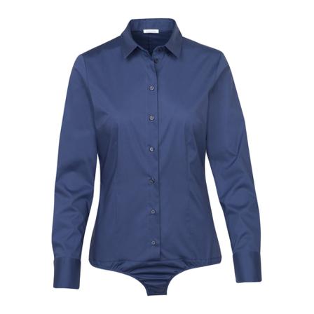 Seidensticker Shirt Blouse Slim fit , Blauw , Dames , Maat: 3XL