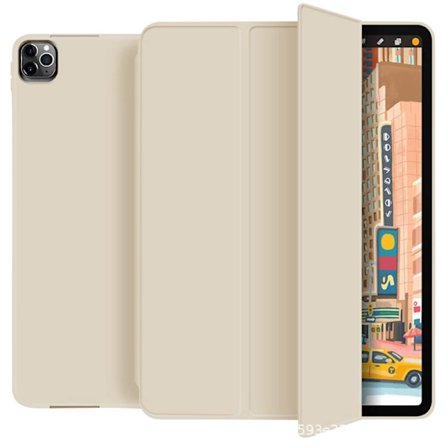 Etui for iPad PRO 12.9 2020/2021/2022 Premium Grå Penneholder Smart Sleep