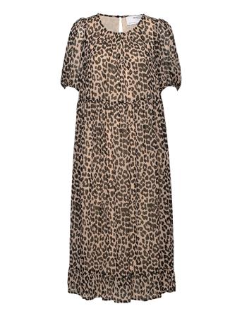 Slftilda 2/4 Midi Dress M Grey Selected Femme