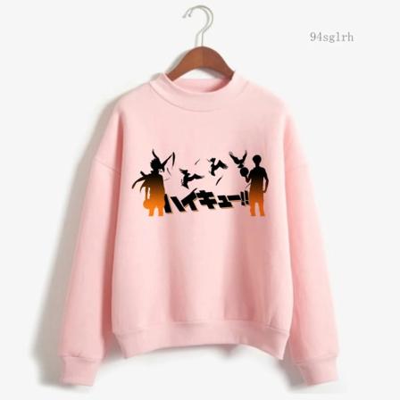 Anime Haikyuu Hoodie Toppar Herr Harajuku Mode Streetwear Kawaii Oya Grafisk Crewneck Pullovers Unisex sweatshirt Man 11315 XXL