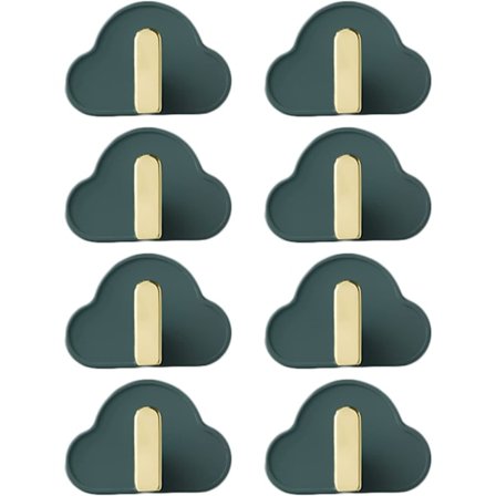 8 kpl itseliimautuvia seinäkoukkuja pilvi seinäkoukku koristeellinen avaimenpidike