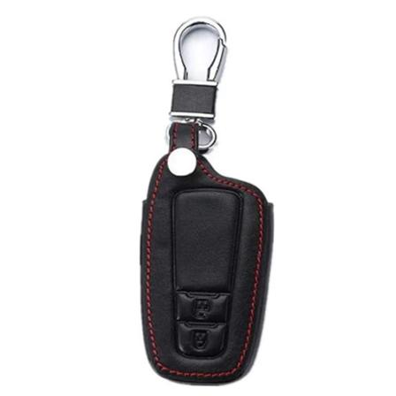 for Lær Bilnøkkel Deksel Etui for Toyota CHR C-HR 2017 2018 Prius 2 Knapper Fjernkontroll Tilbehør
