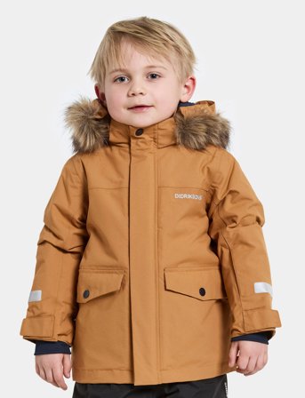 Didriksons Bjärven Kids Parka 4 - Orange - 110