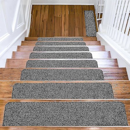 15 stk. Teppesteg Treppe Teppe Strips Sklisikre Trappematter - Ny SZJR (FMY)