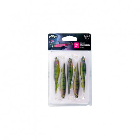 Fox Rage Slick Shad Ultra UV 9 cm / 3.5'' Stickleback 5-pack