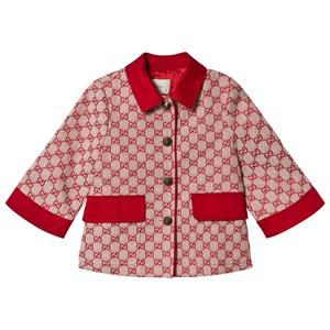 Kids - Gucci Red GG Logo Canvas Coat 4 years - Coats and jackets - 4 years - Beige