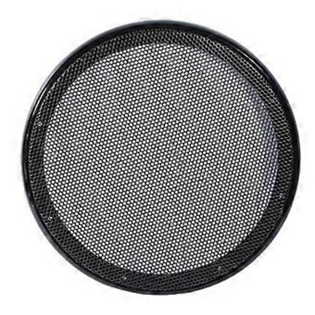 10" Shinys højttalergitter med ABS-ramme, metalgitter til musikanlæg, kraftige højttalergitre, sort cirkel, sort n