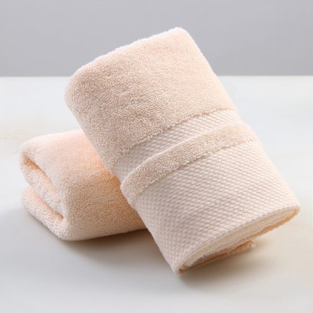 Utopia Håndklær Oransje Farge Badehåndklesett 2 Vaskekluter - Bomull