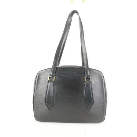 Louis Vuitton Vintage, Pre-owned Leather louis-vuitton-bags Zwart, Dames, Maat:ONE Size