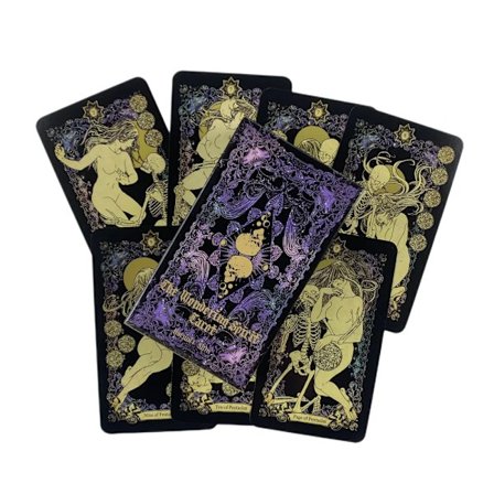 Kristallit Kivi Tarot -kortit Ennustuspakka Englanninkieliset versiot Oracle Lauta Peli Juhliin