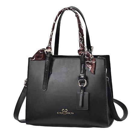 Moderigtige tørklæder håndtasker kunstigt læder dame skuldertaske enkel lille taske.